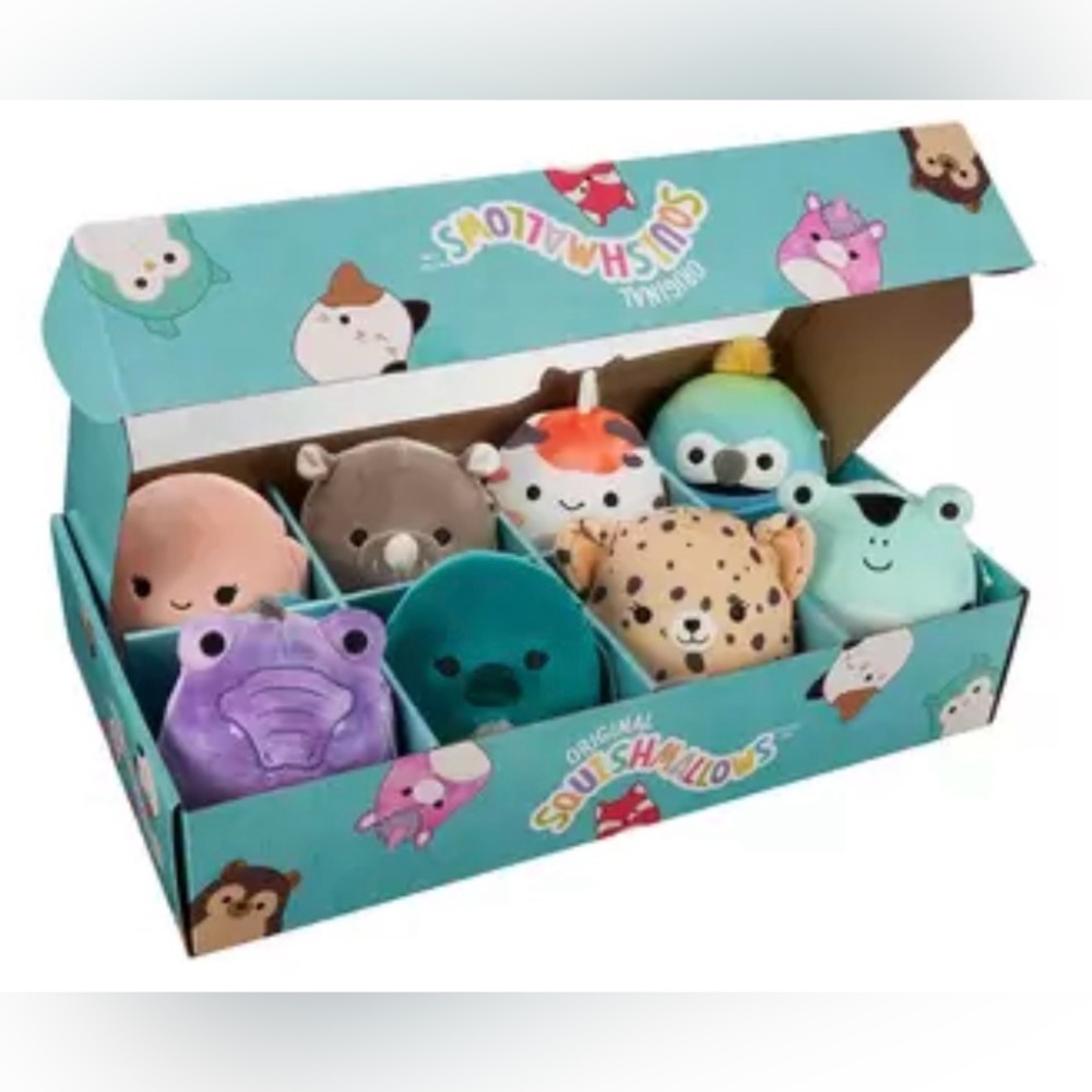 Original Squishmallows 5-Inch 8-Pack Assortment - Exotic Animals/NIB-Sealed